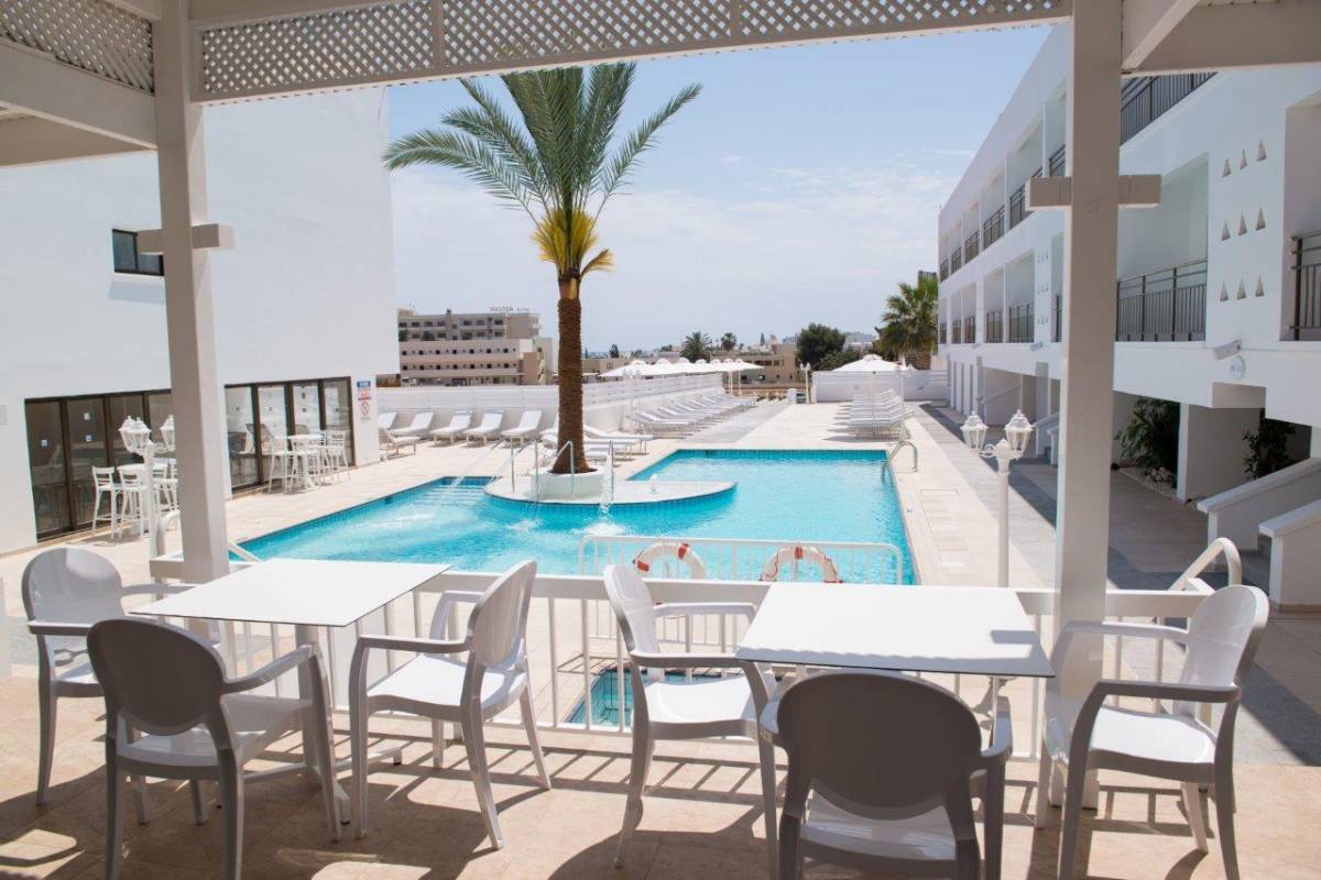 Отель Liquid Hotel Apts 3*, Айя Напа, Кипр 3*,  - фото 1